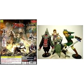 LEGEND OF ZELDA TWILIGHT PRINCESS ACTION FIGURE SET OF 4