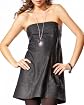 Metallic Herringbone Strapless Dress main image