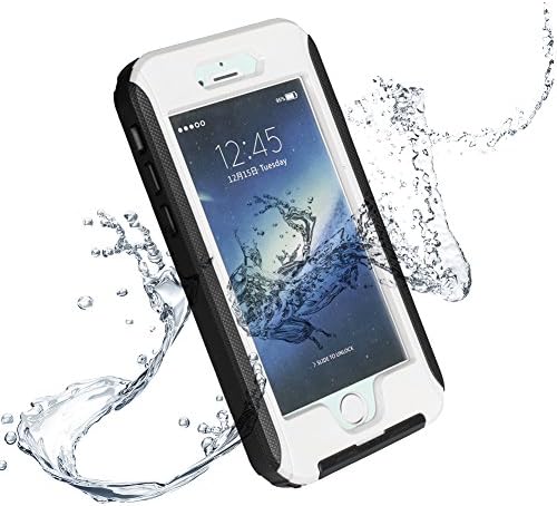 For iPhone 7 plus Case, Uniachieve[PRO] Series Heavy Duty Transparent Back Cover Waterproof Shockproof Dustproof Snow Proof Full Cover Case for iPhone 7 plus (white)