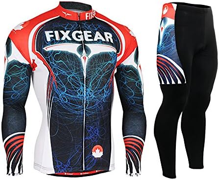 Outdoor Cycling MTB Compression Science Fiction Jersey f_d002 Blue L