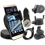 HTC One M7 Kit auto Supporto parabrez...