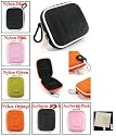 Nylon or Airform Portable GPS Navigator Carrying Case with Carabineer Clip and Screen Protector Shield for Magellan Maestro 3200 3250 3210 3220 GPS Receiever Auto Navigation System