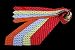 Silk Painter's Tie H. Juarez in Orange