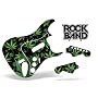 Rock Band Stratocaster Guitar Skin: Black Weeds (Xbox 360/PS3)