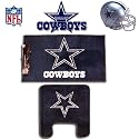 NFL Dallas Cowboys Logo Bathroom Soft Floor Carpet Mats Rug Accessories Set