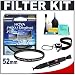 Hoya DMC Pro1 Digital 52mm Ultraviolet UV Lens Filter + Accessory Kit for Canon, Nikon, Sony, Olympus & Pentax Lenses