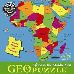 GEOTOYS Africa & the Middle East GeoPuzzle
