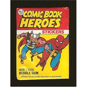  Marvel Comics Original 1974 Comic Book Heroes Stickers Sealed Pack #6600