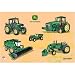 Driving John Deere 5-pc. Wood Puzzle