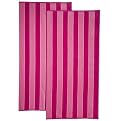 Beach Basics Stripe Towel 2-pk. - Pink