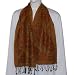 Wool Muffler Mens Neck Scarf Accessory Jacquard Design Dad Gifts 12 x 60 inches (wsmf116)