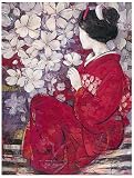 Geisha Reflection Art Poster Print by Ivo , 7x9