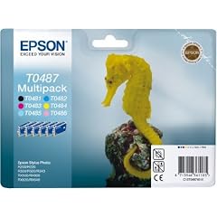 Epson T0487 Tintentpatronen Multipack (cyan, magenta, gelb, schwarz, light cyan, light magenta)