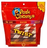 Buy Cheap  Pork Chomps® Large Assorted Twistz® for Dogs, 12ct