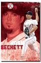 Boston Red Sox (Josh Beckett) Sports Poster Print - 24" X 36"