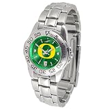Oregon Ducks NCAA AnoChrome Sport Ladies Watch (Metal Band)