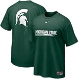 Nike Michigan State Spartans Green 2010 Practice T-shirt
