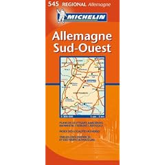 Carte RGIONAL Allemagne Sud-Ouest