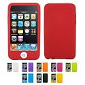RED Apple iPod Touch 3 3G 3rd Generation 16GB 32GB 64GB CANDY Silicone Case Skin Cover+ Free Screen Protector (Many Colors Available)