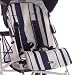 Maclaren Reversible Stroller Liner - 2 Colour Stripe-Navy/Silver