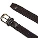 CTM Women's Elastic Braided Stretch Belt, Medium, Navy