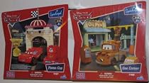 Mega Bloks Cars Piston Cup & Gas Corner Set