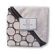SwaddleDesigns Washcloth Set - Pastel Pink with Brown Mod Circles