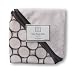 SwaddleDesigns Washcloth Set - Pastel Pink with Brown Mod Circles