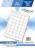Produkt-Bild: LabelOcean LO-0035-70,  3500 Etiketten 42x40mm A4, 70g/qm, geeignet f&uuml;r Inkjetdrucker-, Laserdrucker und Kopierer.