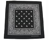 Bandana Biker Kopftuch schwarz-wei� - 