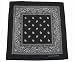 Bandana Biker Kopftuch schwarz-weiß