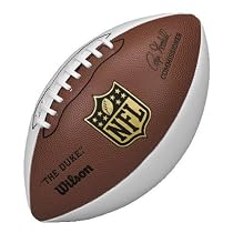 Wilson NFL Autograph Football, Brown/White