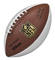 Wilson NFL Autograph Football, Brown/White
