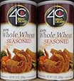 4C 100% Whole Wheat Seasoned BREAD CRUMBS 13oz (4 Cans)