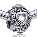 Pandora Style Bead Round-Shaped Happy Mouth European Charm... Pandora Style Bead Round-Shaped Happy Mouth European Charm...