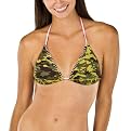 Xhilaration&reg; Juniors Camouflage Bikini Top- Brown/Pink