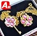 Shugo Chara Lock and Key Necklace pink with golden chain ,Lock can be opened