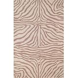 Liora Manne Ravella Rug Collection - Zebra Brown, Size: 2 X 8 Runner