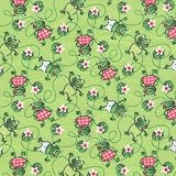 Fitted Crib / Toddler Sheets - Flannel 20130 - Green Frogs - Made In USA