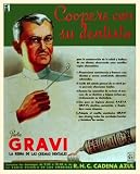 12x18 Cuban toothpaste ad posterDentist AdvisesGravi.038