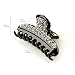 Tame Black Crystal - Cubitas Duchamp Collection (Made in France, Swarovski Crystals, Claw clip)
