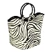 Nantucket Insulated Designer Lunch Bag with Ice Pack, Zebra Pattern