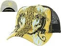 CHRISTIAN AUDIGIER Ed Hardy SMET Mens Womens Unisex Trucker Hat Panther Tattoo Black Gold Cap OSFA