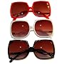 Retro Oversized Square Frame Fashion Sunglasses