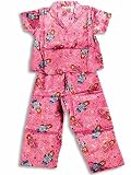 Jumpin Jammies - Little Girls, 2-Piece Short Sleeved, Pajama Set, Pink/Multi