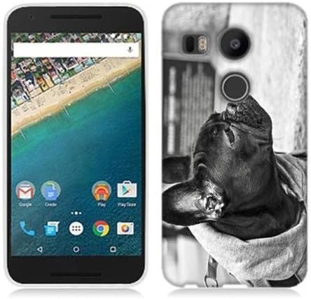 Customized (Scratch-Resistant,Perfect Fit) Frenchie Dog Phone Case Cover for LG Google Nexus 5X