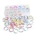 D&D Acrylic Condition Rings 64 PCS Status Effect Markers in 16 Conditions & Colors with 3x6 Storage Box Great DM Tool for Dungeons & Dragons, Pathfinder and RPG Miniatures