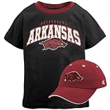 Arkansas Razorbacks Infant One on One Cap & Tee Combo