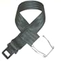Recycled Fashion Airline Seatbelt Belt With Real Recycled Airplane Seat Belt Buckle!