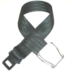 Recycled Fashion Airline Seatbelt Belt With Real Recycled Airplane Seat Belt Buckle!